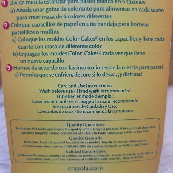 Crayola Color Cakes Cupcake Makers 2 Pack NIP - Picture 5 of 5